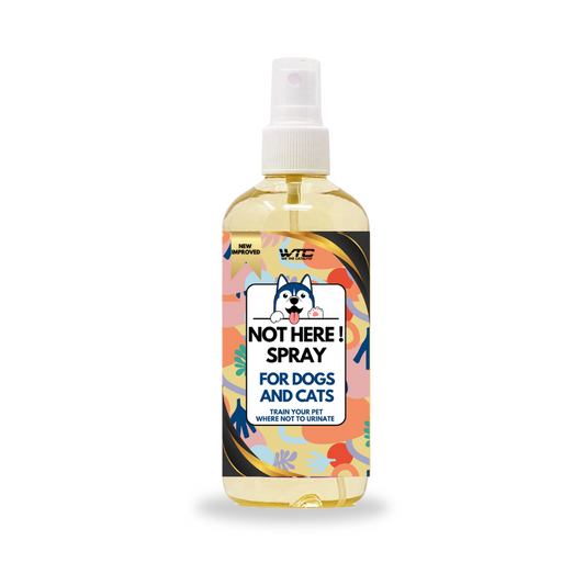 WTC Train Your Pet Not to Urinate 500 ML - Dog Pee Urine and Poo Trainer Natural Spray- Training Corrector- Indoor and Outdoor; Aid Puppies, Dogs - Natural Spray Safe Around Kids