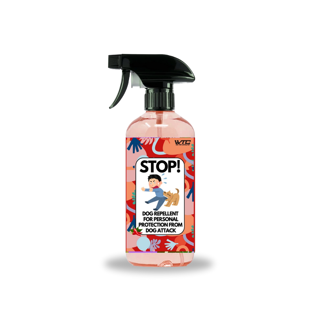 WTC Dog Stop Attack Repellent Spray, Personal Protection from Dog Attack, For Street Dogs & Cats (200 ML)