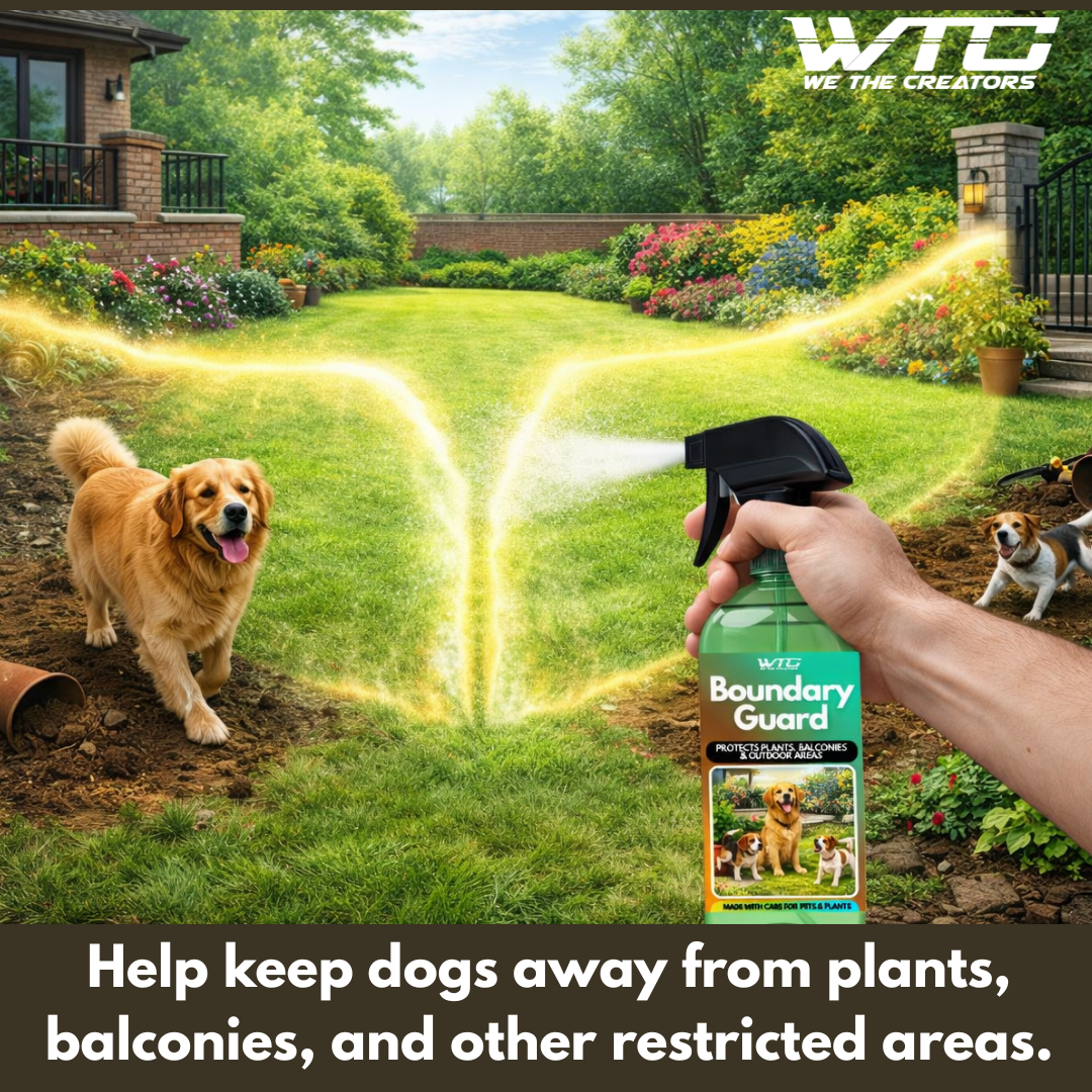 WTC Boundary Guard Dog Repellent Spray, Protects Plants, Balconies and Outdoor Areas