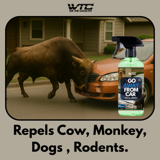WTC Go Away from Car 500 ML | Protects Car from Scratches & Roof and Bonnet by Dogs & Street Animals