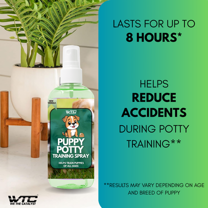 WTC Puppy Potty Training Spray 500 ML– Dog Attractant Spray for Indoor & Outdoor Use – Fast Housebreaking Aid for Puppies – Safe & Non-Toxic Formula