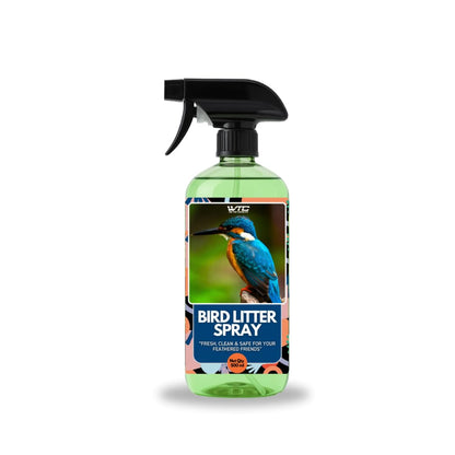 WTG Bird Litter Spray, Cage and Surroundings Cleaner, Odour Control, 500 ml