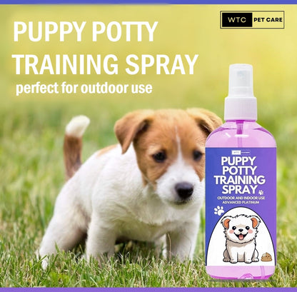 WTC Puppy Potty Training Spray 500 ML | Attractive Scent Helps Train Puppies & Dogs Where to Potty | Formulated for Indoor & Outdoor Use