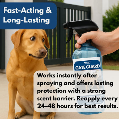 WTC Gate Guard Dog Poop & Pee Repellent Spray, Keep Your Entrance Clean & Poop-Free! 500 ML