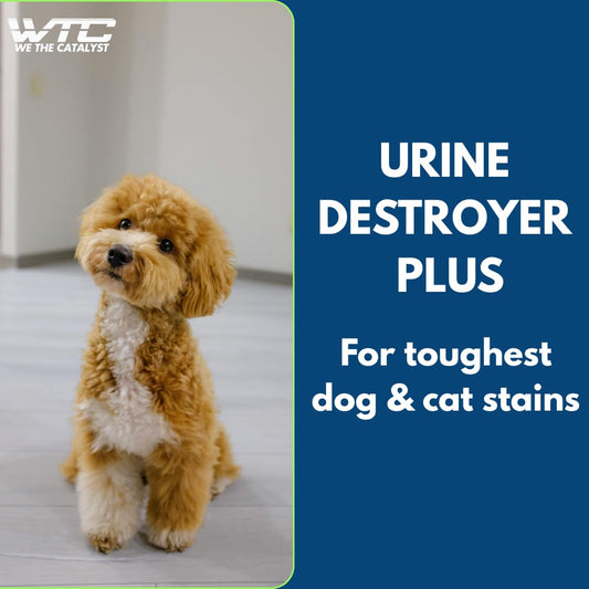 WTC Urine Destroyer Plus Dog, 500 ml, Enzymatic Formula, Quick Action-Cleans,Deodorizes, Disinfects & Home,Pet Areas,Garden & Doctor clinics | Dog Potty and Pee Area Cleaner | Urine Odour Remover