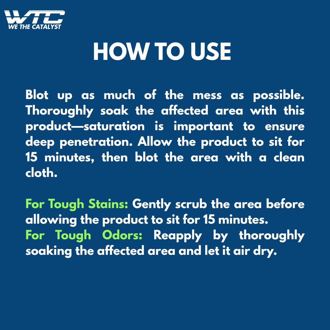 WTC Urine Destroyer Plus Dog, 500 ml, Enzymatic Formula, Quick Action-Cleans,Deodorizes, Disinfects & Home,Pet Areas,Garden & Doctor clinics | Dog Potty and Pee Area Cleaner | Urine Odour Remover