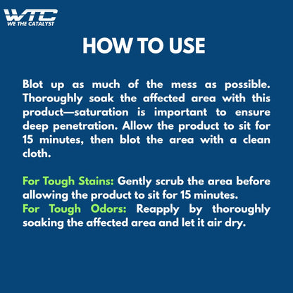 WTC Urine Destroyer Plus Dog, 500 ml, Enzymatic Formula, Quick Action-Cleans,Deodorizes, Disinfects & Home,Pet Areas,Garden & Doctor clinics | Dog Potty and Pee Area Cleaner | Urine Odour Remover