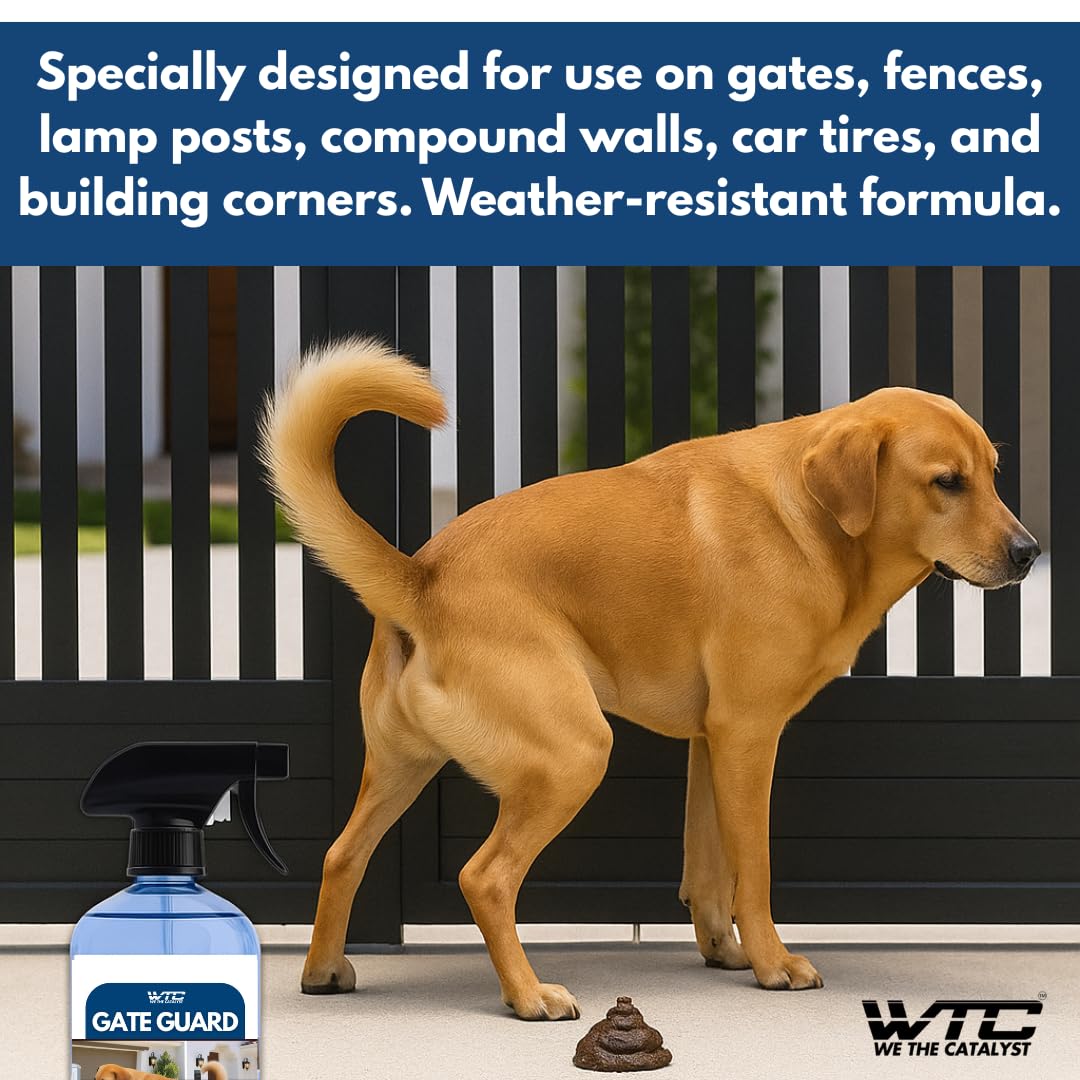 WTC Gate Guard Dog Poop & Pee Repellent Spray, Keep Your Entrance Clean & Poop-Free! 500 ML
