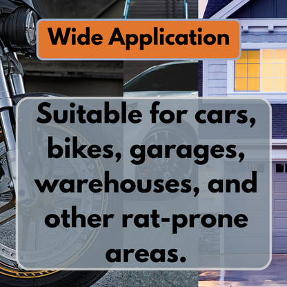 WTC Rat Stop Car Spray – 500ml Rodent Repellent for Cars, Bikes, Garages & Homes | Protects Wiring & Engine Bay | Up to 90 Days Protection