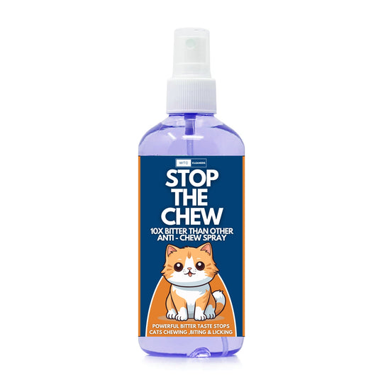 WTC Stop The Chew 500 ML Spray for Indoor and Outdoor Use, Cat Repellent Spray for Furniture, No Scratch Spray for Cats, Anti-Scratch Cat Training Spray